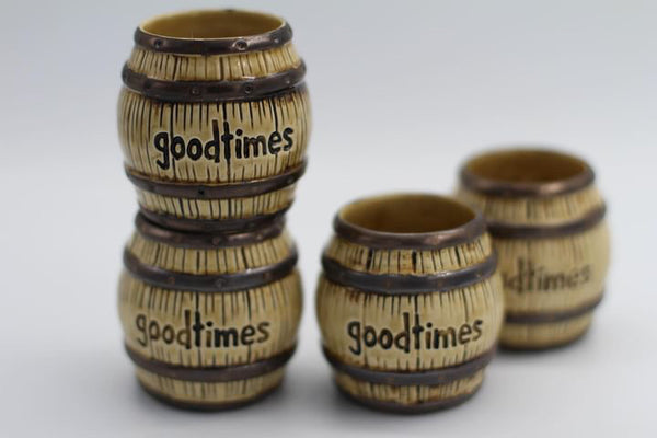 Run & Done | Handmade Single Barrel Goodtimes Shot Glass | Edition One: 50 Pieces, First 6 ready To Ship!