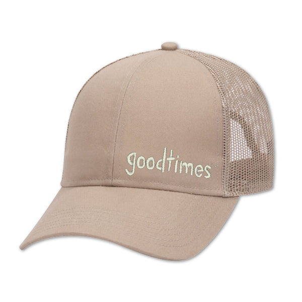 Goodtimes Tan Trucker Hat